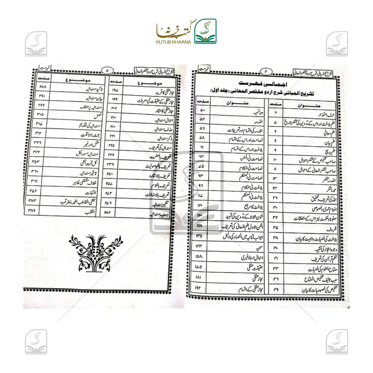 Tashreehul Mabani - 2 Volume Set