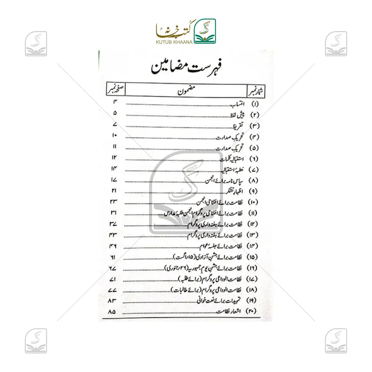 Fanoos-e-Nizamat