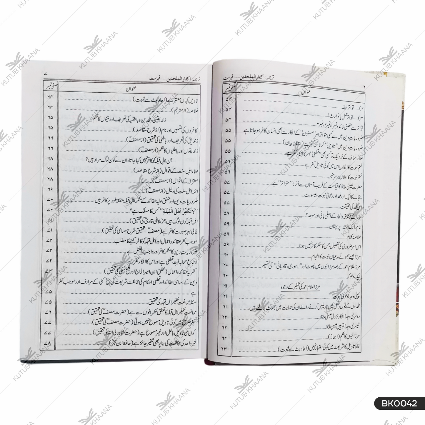Ikfarul Mulhideen (Urdu)
