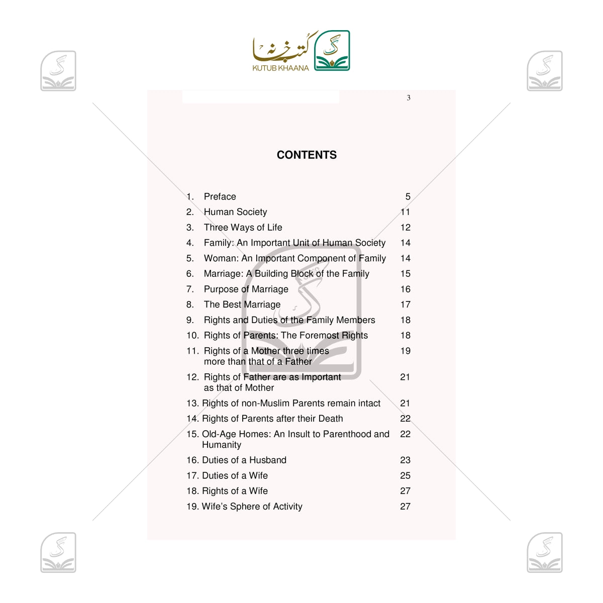 Teachings Of Islam for a Happy Family