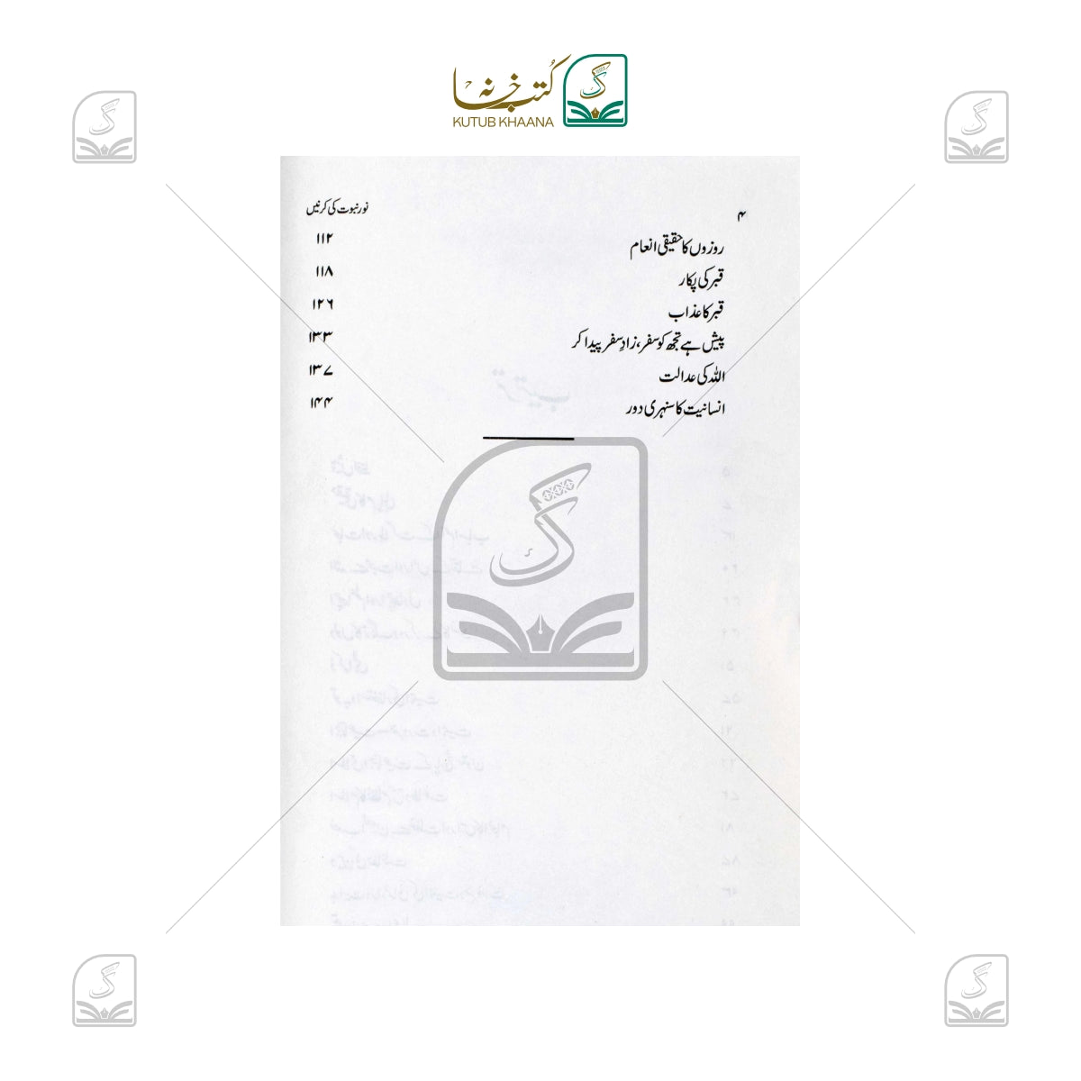 Noor-e-Nubuwat Ki Kirnein (Duroose Hadees)