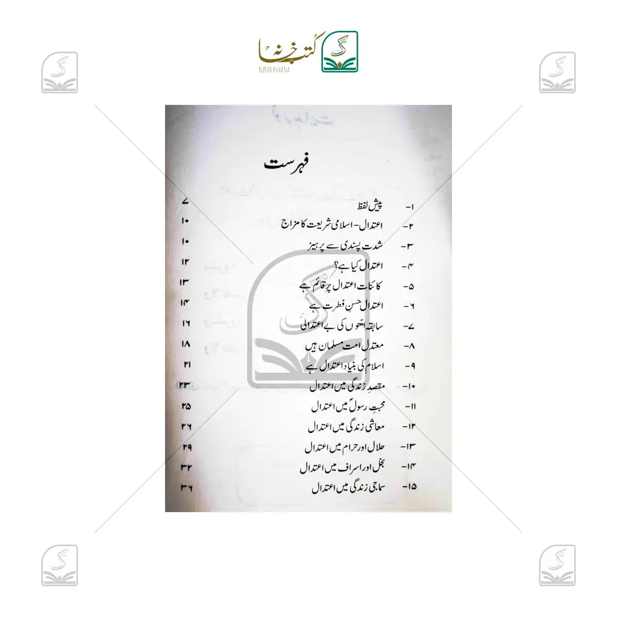 Eitedal Islami Shariat Ka Mizaj