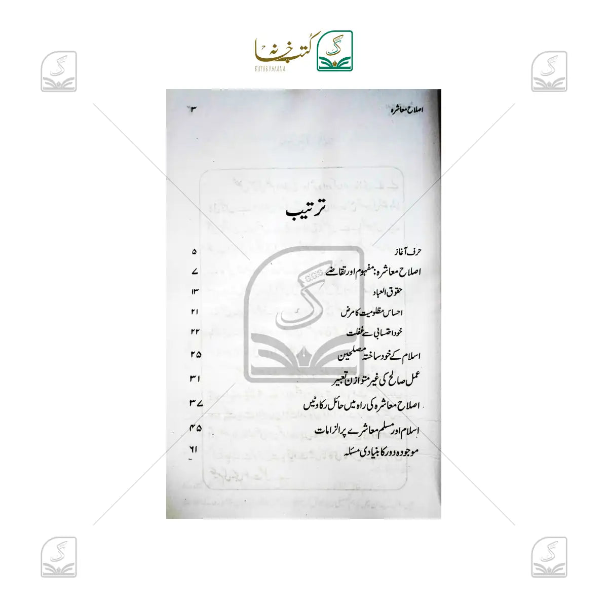 Islahe Muashra