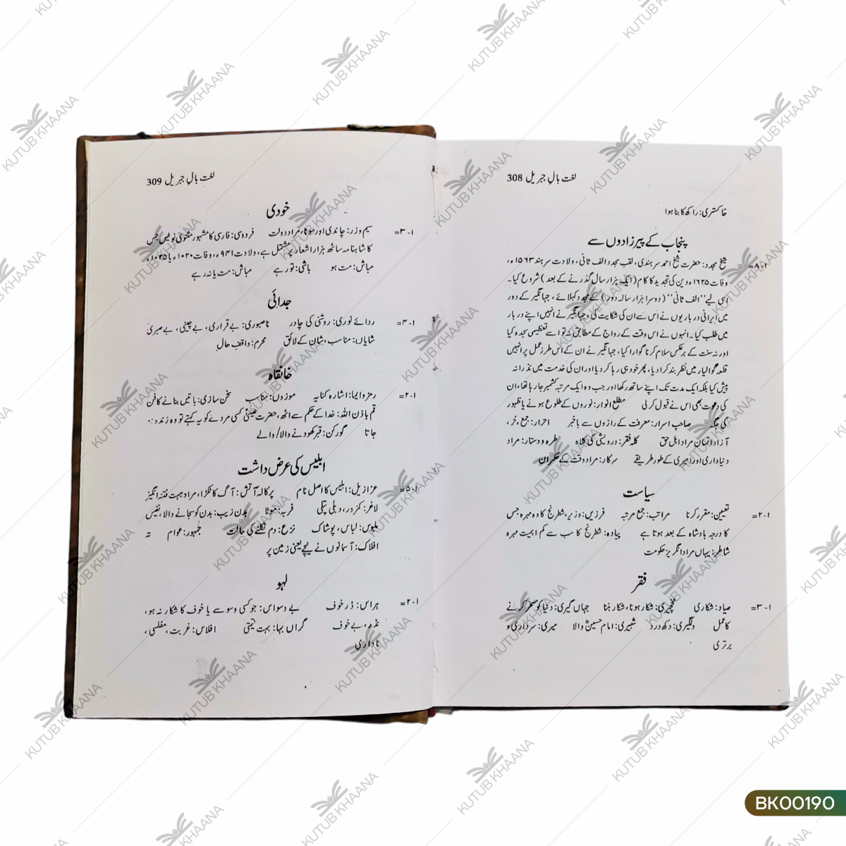 Sharh Baal-e-Jibreel (Matan, Lughat wa Tashreeh)