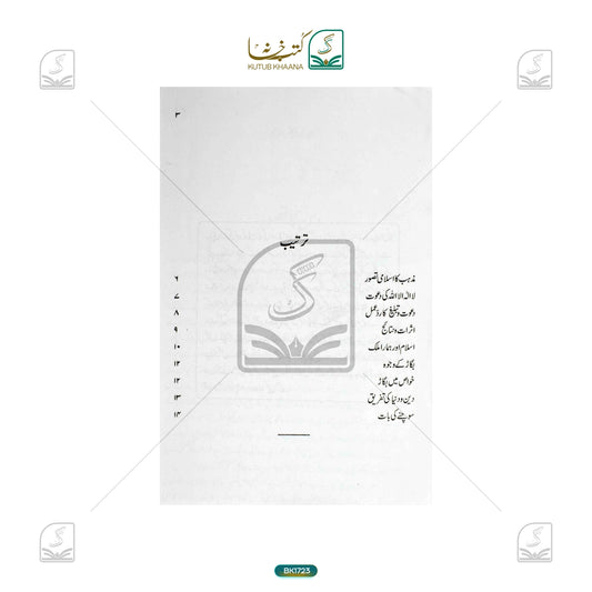 Deen Ka Tasawwur