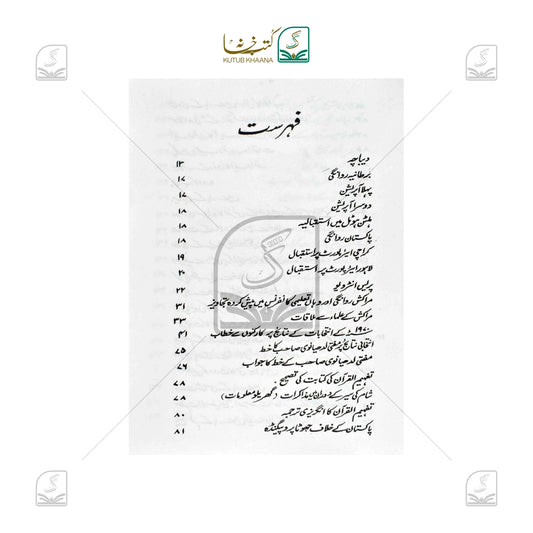 Maulana Maudoodi - Guftar Aur Afkar