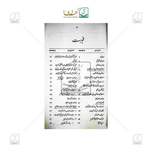 Islami Nizam-e-Muashrat Aur Jahez Ki Rasm