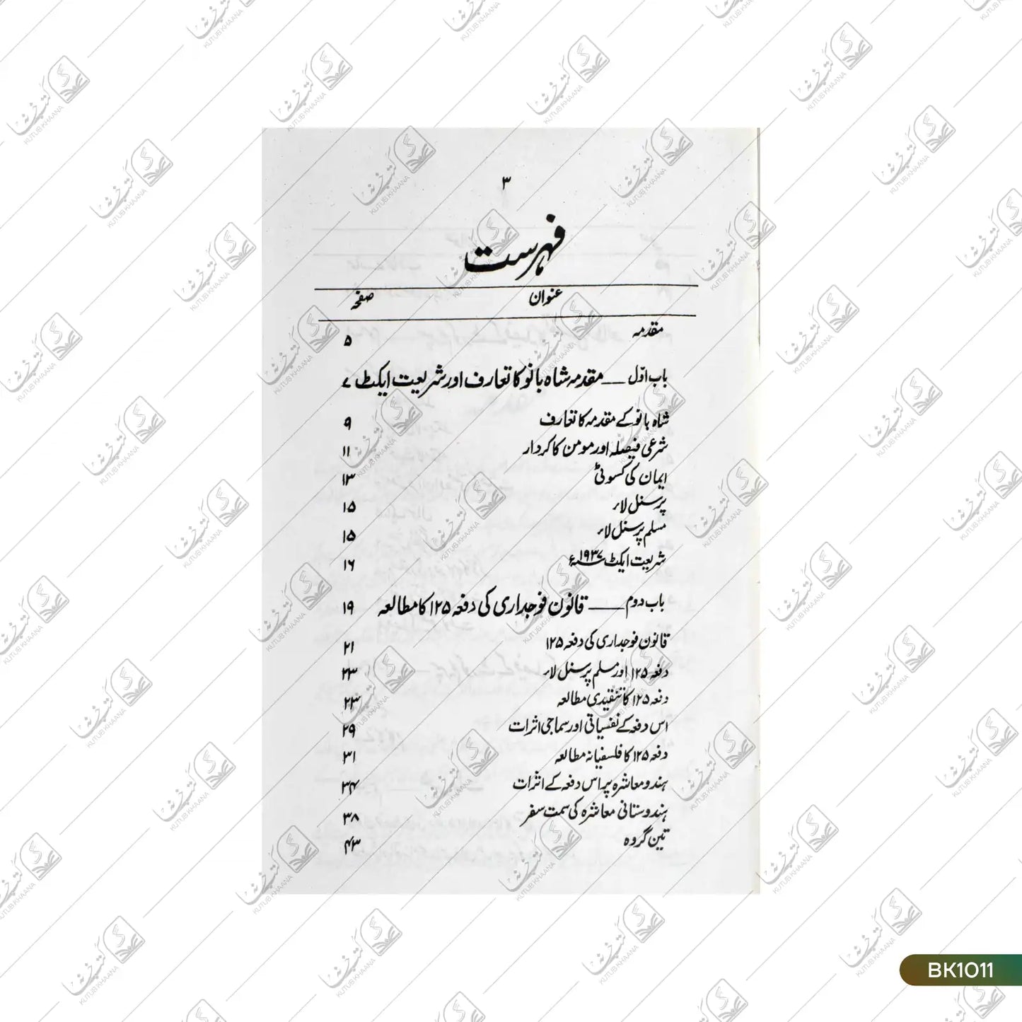 Dafa 125 - Shariat Act Aur Supreme Court